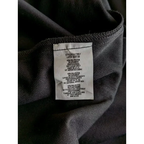 Betsy & Adam Mermaid Gown Size 0 Black Sleeveless Any Occasion Maxi Dress C2 - Picture 11 of 11